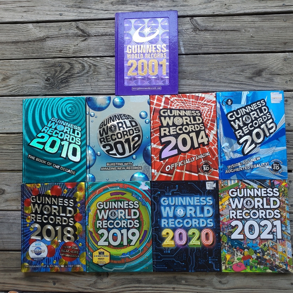 📚9-PACK BUNDLE📚 Guinness World Record Books